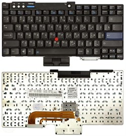 Клавиатура Lenovo IBM ThinkPad T60, T61, R60, R61, Z60T, Z61M, R400, R500, T500, W500 - фото 7811