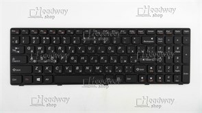 Клавиатура для ноутбука Lenovo G505 G500 G700 чёрная с чёрной рамкой б/у